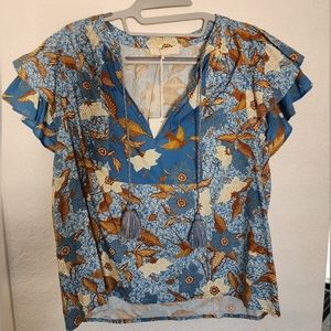 Ulla Johnson Jules Top in Lapis